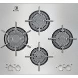 Płyta gazowa EGU6647LOX ze zintegrowaną zapalarką oraz pionowymi palnikami Flush Vertical, ELECTROLUX