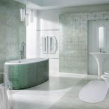 Płytki Sabro/Silon imitują zielony onyks. PARADYŻ