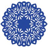 Podkładka Wiosna – 77 zł. FOLKOWNIA. Wycinanki, koronki, arabeski