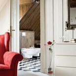 Podłoga w szachownice... Poddasze zamku w Staniszowie