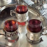 Podstawki pod szklanki firmy Fraget.