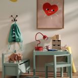 kącik kreatywny w pokoju zabaw dla dzieci