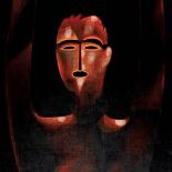 Półakt , 1974 r., POLSWISS ART. Święty człowiek