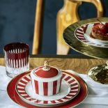 zastawa stołowa w pasy