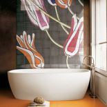 Pastelowe łazienki, aranżacje