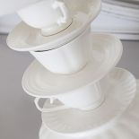 Porcelanowe filiżanki. Willa w stylu marynistycznym