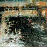 Port XII , olej na płótnie, 2010. Ballada o koniu