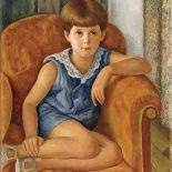 Portret dziecka z błękitnymi oczami , 1925 r.