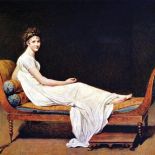 Portret madame Récamier, Jacques Louis David, 1800 r.