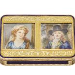 Otto Samuel Keibel, pudełko z podwójnym portretem, ok. 1805 r
