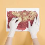 Potem malujemy Blaskiem Kalcytu. Wzór z Montmartre