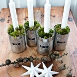 świecznik adwentowy DIY