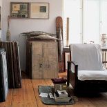 Pracownia jest integralną częścią mieszkania.