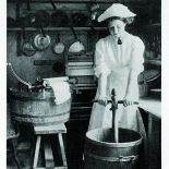 Pranie tłuczkiem, Wielka Brytania, 1910 r.