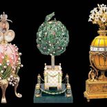 Prezent Mikołaja II dla matki Marii Fiodorowny, 1898 r. Ukryty mechanizm sprawia, że ozdobione konwaliami