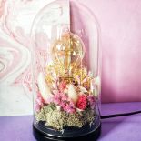 Suszone kwiaty prezent na walentynki