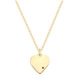 prezent na walentynki naszyjnik złote serce