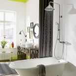 AXOR FRONT SHOWERPLPE, nie tylko do łazienki w angielskim stylu, cena kompletu prysznicowego 7650 zł