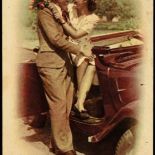 Przedwojenna imieninowa karta pocztowa, kolekcja prywatna, fot. Piotr Mecik/FORUM