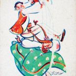 Przedwojenna, wielkanocna z motywem ludowym, zbiory prywatne, fot. Piotr Mecik/FORUM