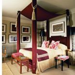 Dom w stylu kolonialnym - sypialnia