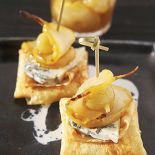 Naleśniki z gorgonzola i gruszkami