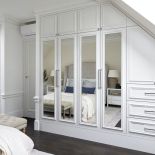 biała sypialnia w stylu hamptons