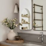 przytulna łazienka szara z drewnem