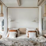 przytulna sypialnia w naturalnym stylu