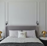 sypialnia w stylu francuskiej kamienicy