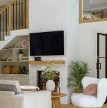 kącik wypoczynkowy w domku dla gości