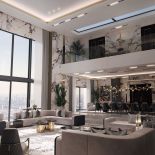 nowoczesny salon glamour