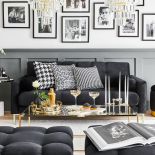 aranżacja salonu w stylu glamour