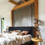 nowoczesny styl góralski sypialnia