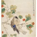 Ptaki i kwiaty , Tsubaki Chinzan, pocz. XIX w., The British Museum