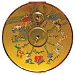 Puderniczka vintage rose gold, Stratton