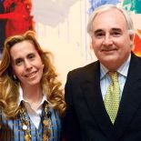 Rafael Mendivil z żoną Consuelo. Rezydencja ambasadora Hiszpanii