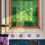 piękne kolorowe kafle królik