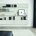 Regał Elle Plus 10 marki Gallotti Radice, wykończenie: metal i szkło. Wymiary na zamówienie. Cena do ustalenia, SQUARE