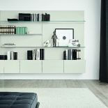 Regał Elle Plus 10 marki Gallotti Radice, wykończenie: metal i szkło. Wymiary na zamówienie. Cena do ustalenia, SQUARE