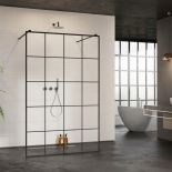 czarny regał łazienkowy