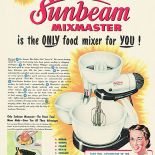 Reklama MixMaster firmy Sunbeam, z sierpniowego wydania The Australian Women’s Weekly w 1951 r. The