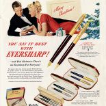 Reklama piór firmy Eversharp. Historia wiecznego pióra