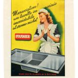 Reklama zlewu z 1940 roku. Franke - historia sukcesu