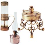 Rekonstrukcja lampy Ignacego Łukasiewicza z 1853 r., Muzeum Podkarpackie w Krośnie. Lampa stołowa, II poł.