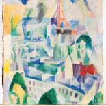 Robert Delaunay Widok na miasto , lata 1910-1914.