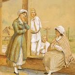 Rodzina wieśniacza , 1854 r., 187. Aukcja Dzieł Sztuki i Antyków, z dn. 21.11.2012, REMPEX