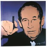 Rosenthal, patera z portretem Ph. Rosenthala jr. według projektu A. Warhola, seria limitowana 49 szt., 50x50 cm