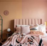 różowa sypialnia