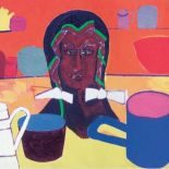 Ryszard Grzyb Matka Boska z kokardkami , 1990 r.